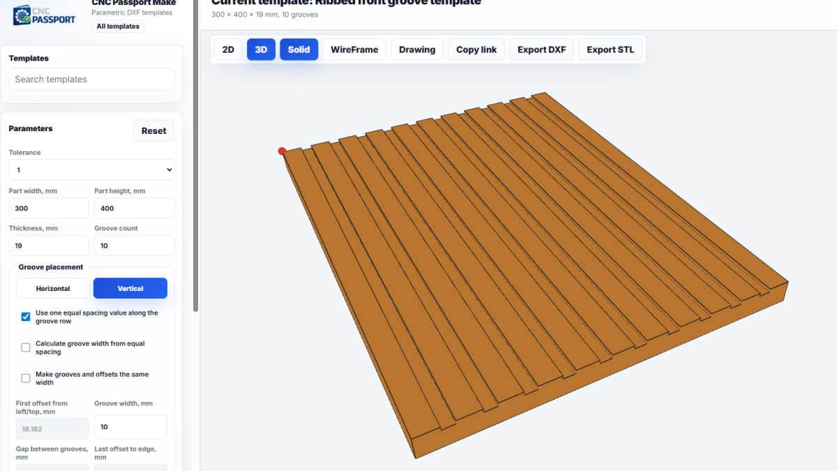 Parametric DXF Templates for Manufacturing: How TRASA3 Make Speeds Up Part Preparation