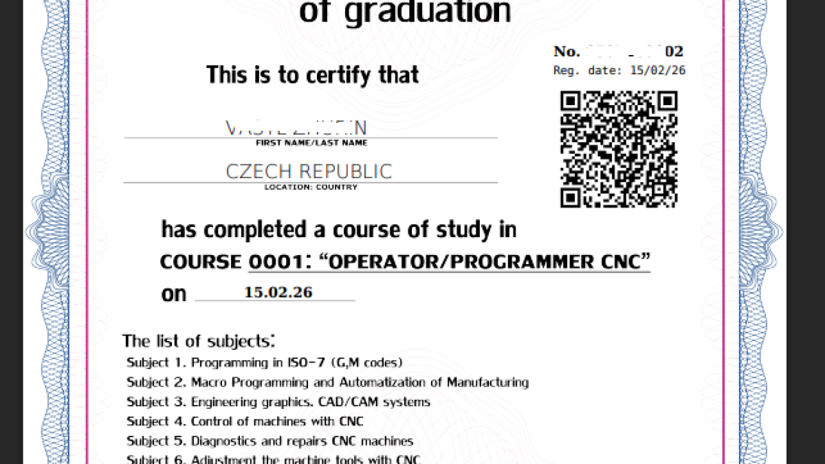 Jak certyfikaty CNC i weryfikacja umiejętności pomagają otrzymać lepsze oferty pracy
